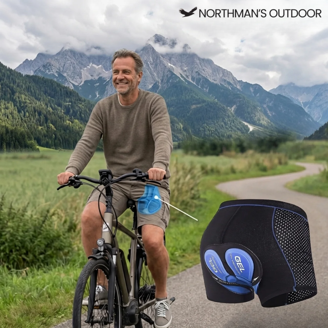 Padded cycling underwear – 5D gel padding – Unisex