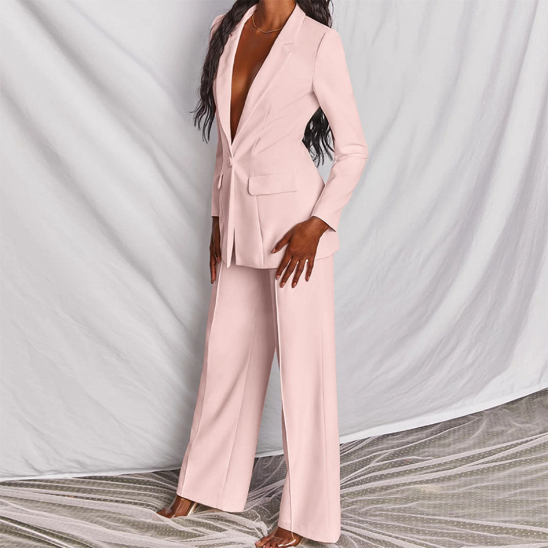 Elegant Blazer and Trousers Set