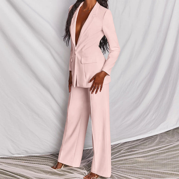 Elegant Blazer and Trousers Set