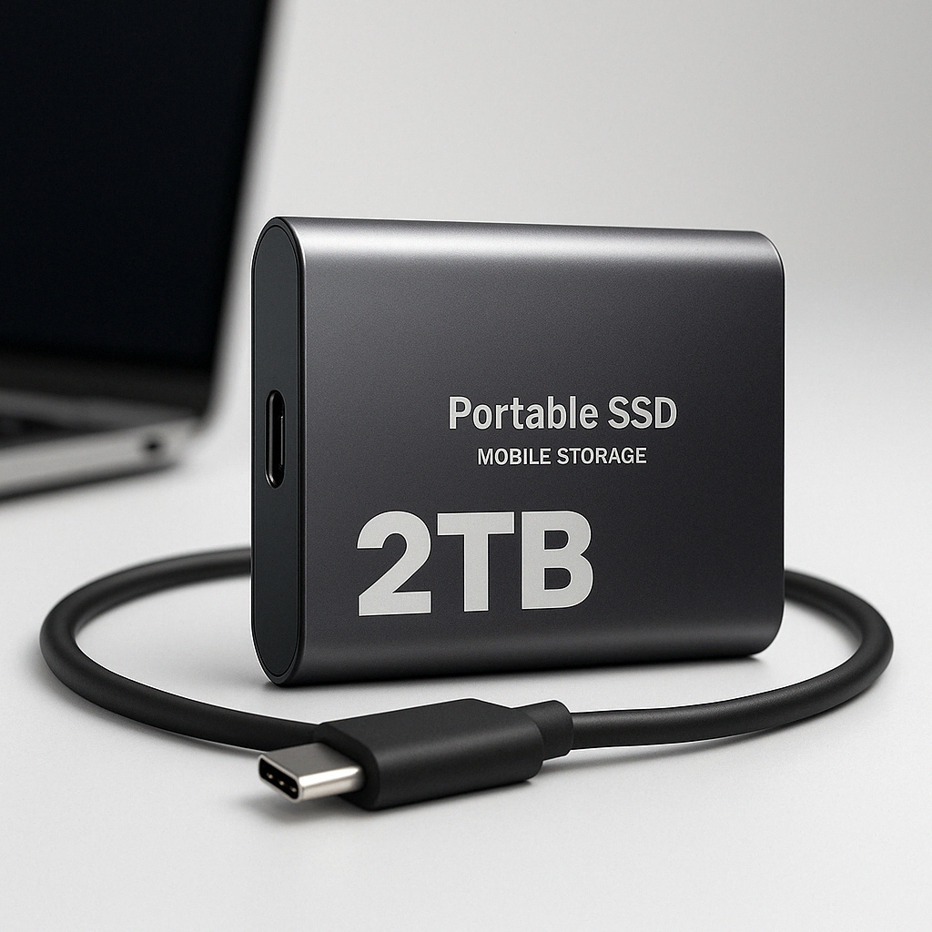 External SSD 2TB with USB-C