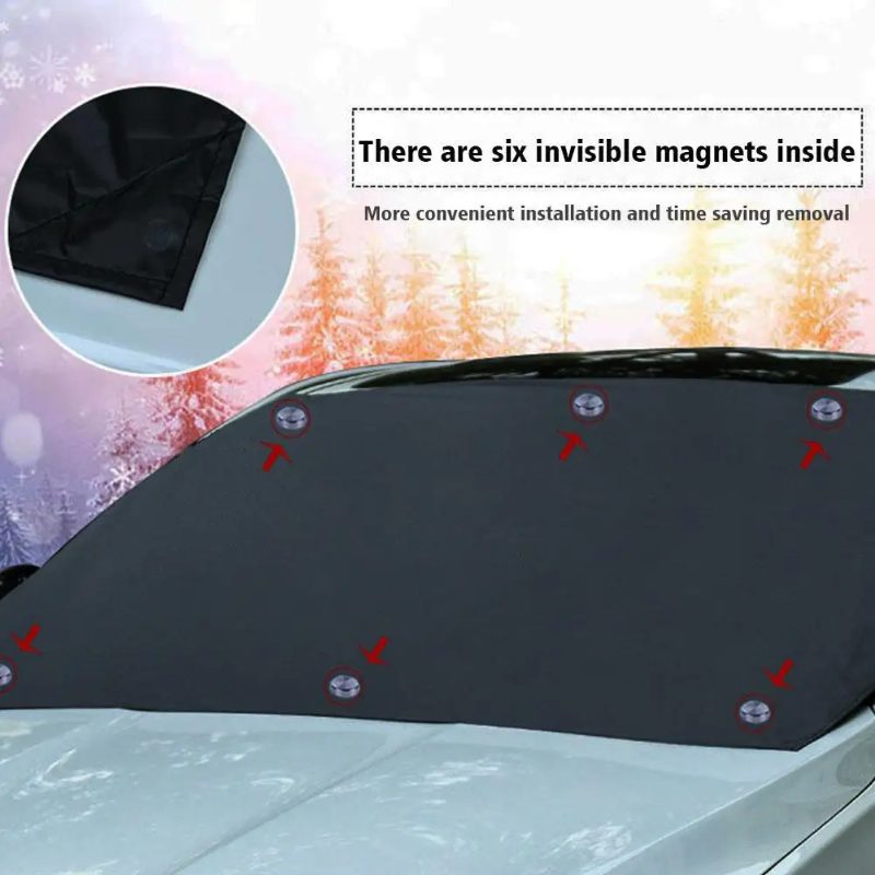 All-Weather Magnetic Windscreen Cover – FrostGuardia