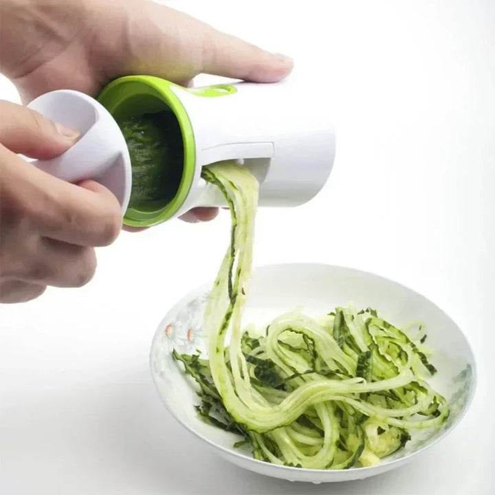 VeggiTwist Spiralizer | For Vegetables & Cheese | Manual & Compact | Stainless Steel & BPA-Free Plastic