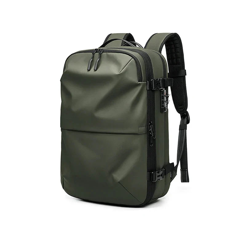 ElitePack Rucksack mit Luftkompression | Wasserdichter 60L-Rucksack für Business und Reisen mit Vakuum-Kompressionstechnologie