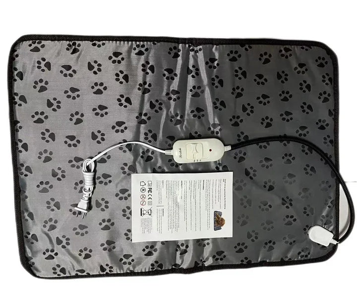 PawTherm Heating Mat for Pets | Temperature Control & Timer | Waterproof & Safe | For Dogs & Cats