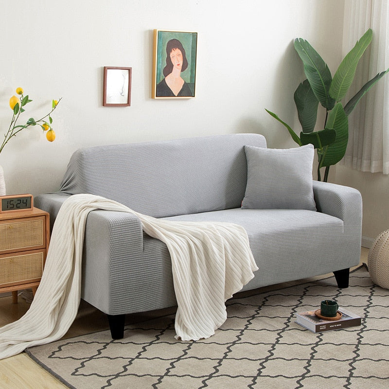 Stretch Textured Sofa Cover – Stylish Protection for Your Sofa