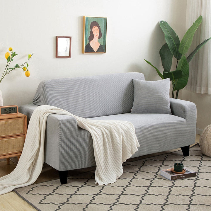 Stretch Textured Sofa Cover – Stylish Protection for Your Sofa