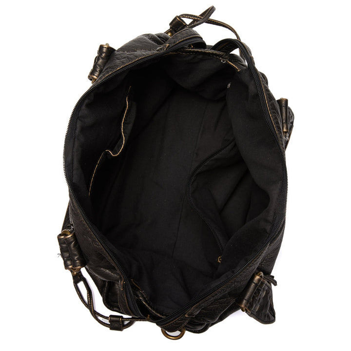 Black Élégance | Luxury Genuine Leather Handbag