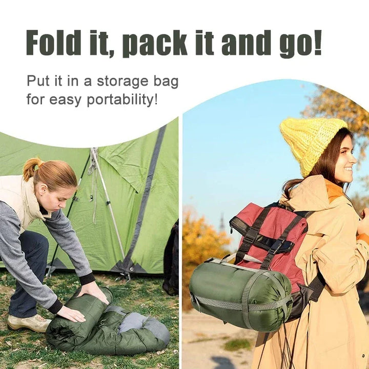 Ultralight 4-Season Sleeping Bag – Warm and Waterproof for Outdoor Adventures and Camping