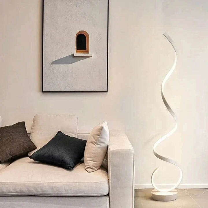 ISTANBUL Spiral-LED-Stehlampe, Energiesparende Beleuchtung, Elegantes Design