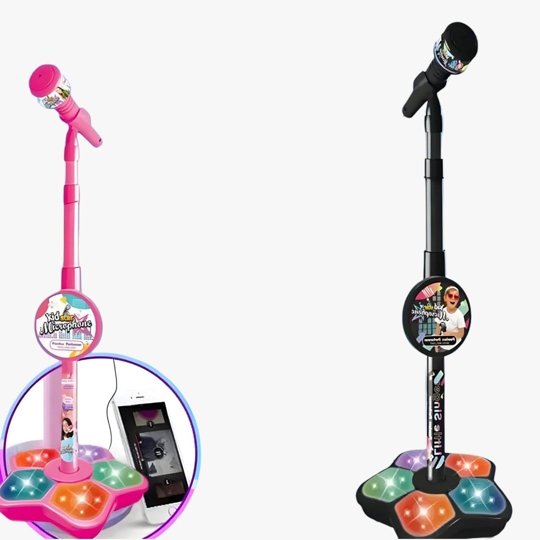 Kids' Microphone with Height-Adjustable Stand – SoundFun Stage