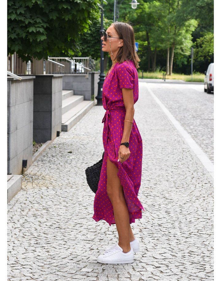 Summer Maxi Dress with Floral Print
