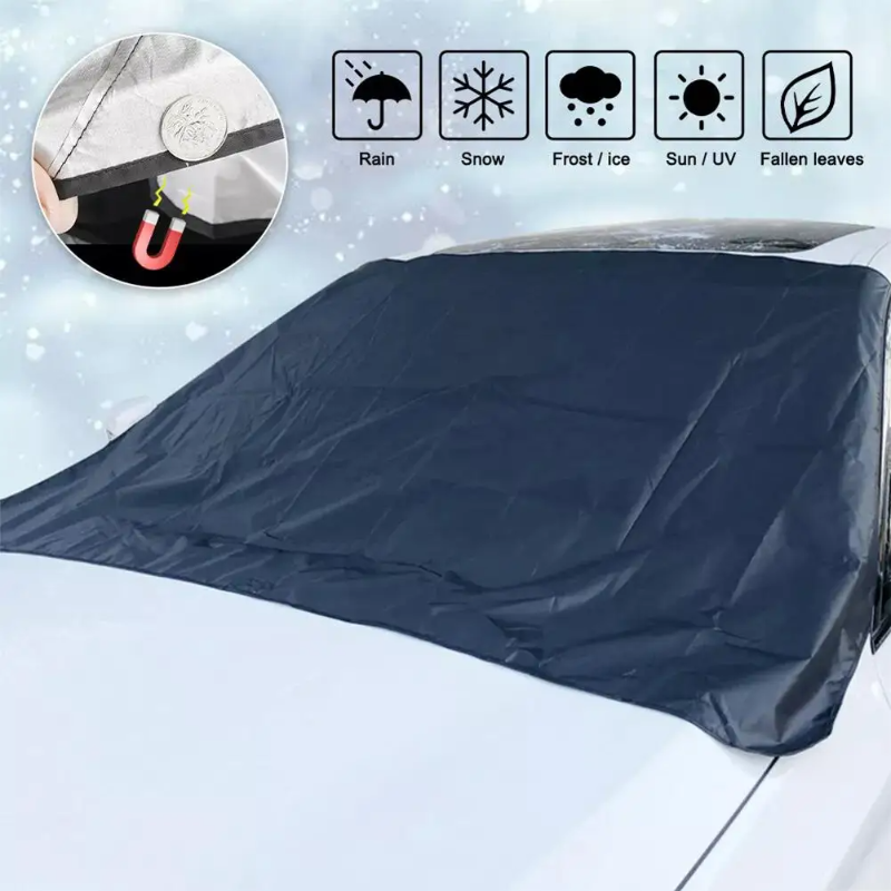 Magnetische Windschutzscheibenabdeckung für alle Wetterbedingungen – FrostGuardia