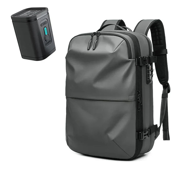 ElitePack Rucksack mit Luftkompression | Wasserdichter 60L-Rucksack für Business und Reisen mit Vakuum-Kompressionstechnologie