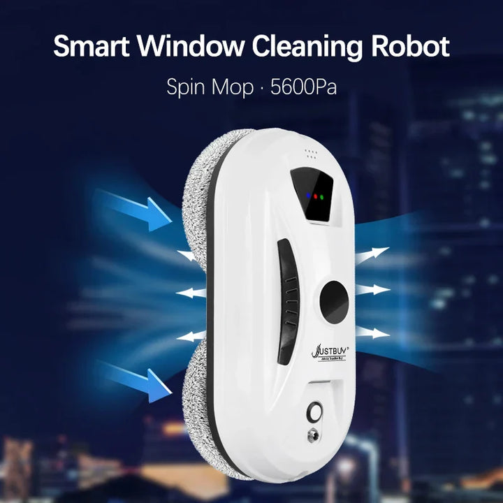 Glasheld Window Cleaning Robot | 5600Pa Suction Power | Safe and Efficient | With Remote Control and Safety Rope