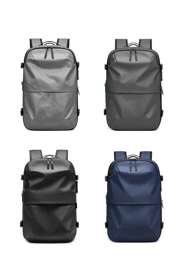 ElitePack Rucksack mit Luftkompression | Wasserdichter 60L-Rucksack für Business und Reisen mit Vakuum-Kompressionstechnologie