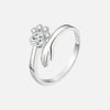 Sterling Silver Adjustable Ring – Hand and Paw Print Design