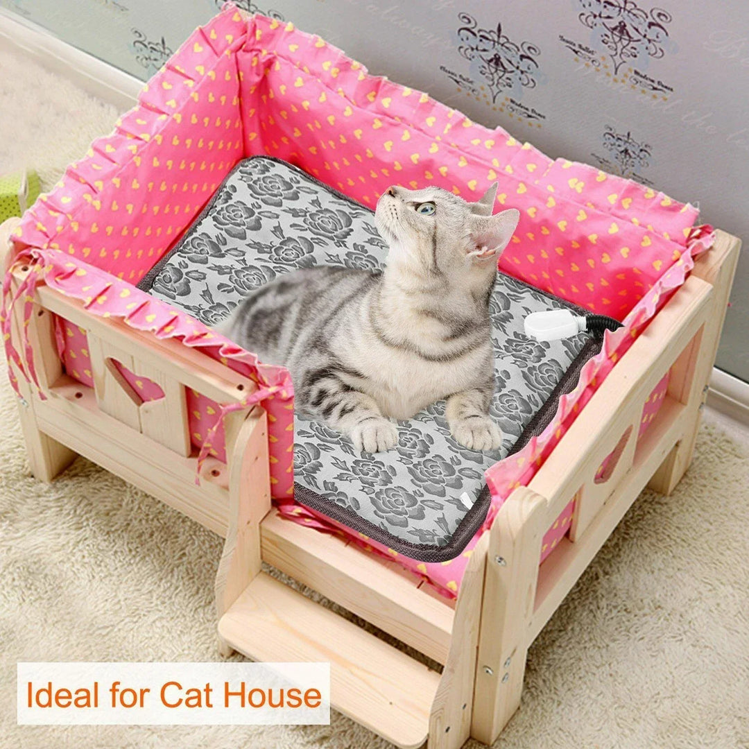 PawTherm Heating Mat for Pets | Temperature Control & Timer | Waterproof & Safe | For Dogs & Cats