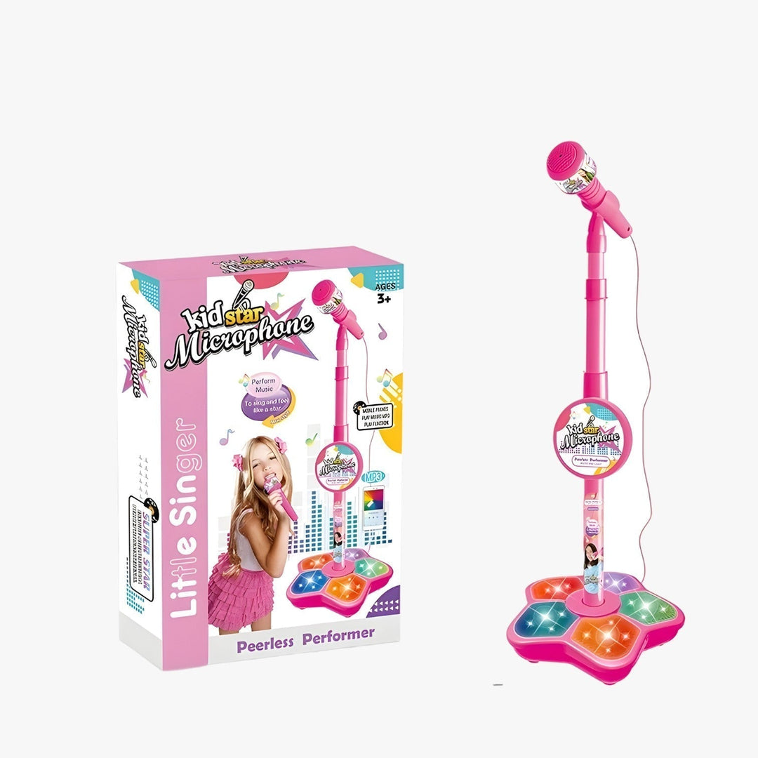 Kids' Microphone with Height-Adjustable Stand – SoundFun Stage