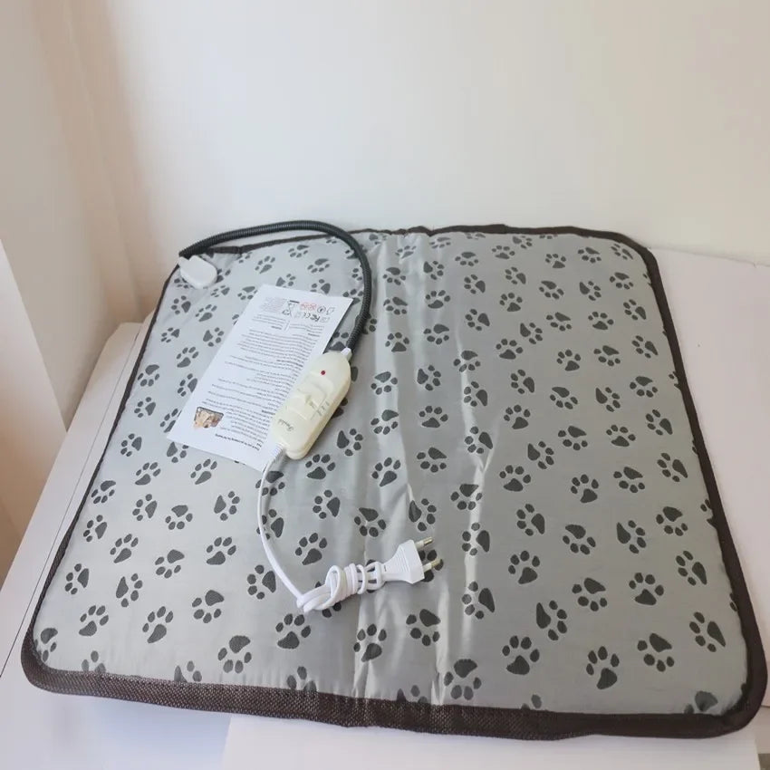 PawTherm Heating Mat for Pets | Temperature Control & Timer | Waterproof & Safe | For Dogs & Cats