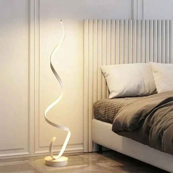 ISTANBUL Spiral-LED-Stehlampe, Energiesparende Beleuchtung, Elegantes Design