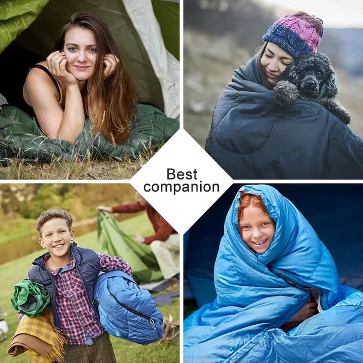 Ultralight 4-Season Sleeping Bag – Warm and Waterproof for Outdoor Adventures and Camping