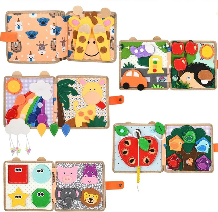 Montessori Busy Book – Learning Through Play