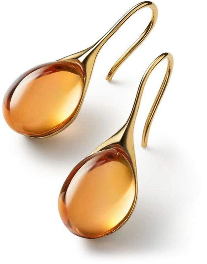 Soft Cubic Zirconia Drop Earrings