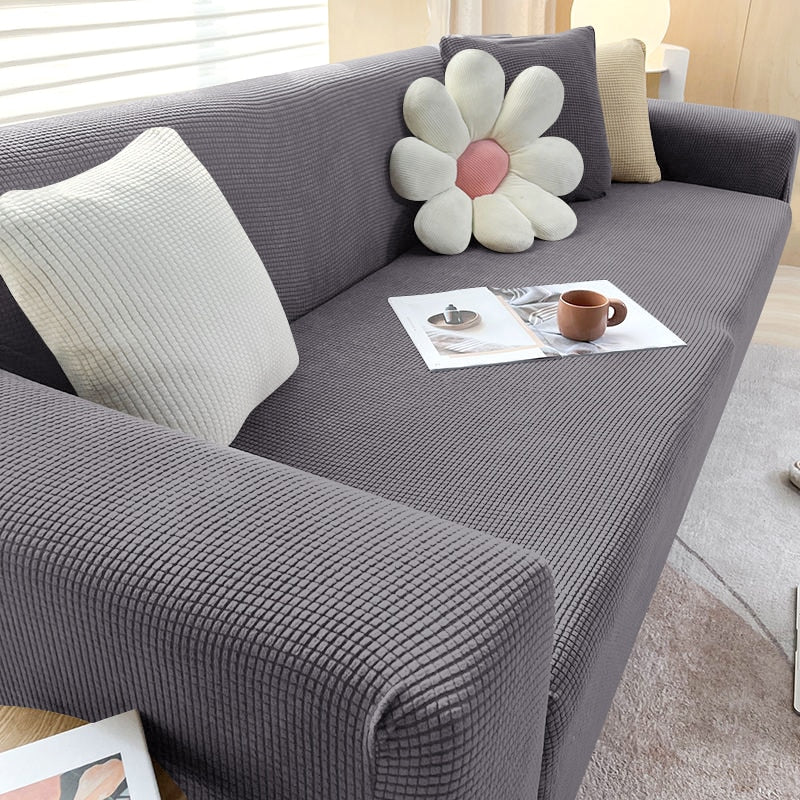 Stretch Textured Sofa Cover – Stylish Protection for Your Sofa