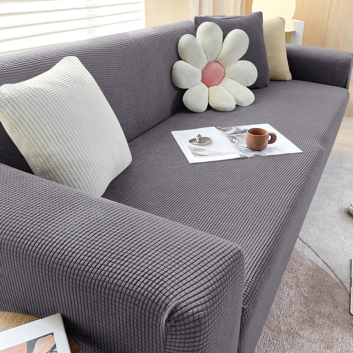 Stretch Textured Sofa Cover – Stylish Protection for Your Sofa