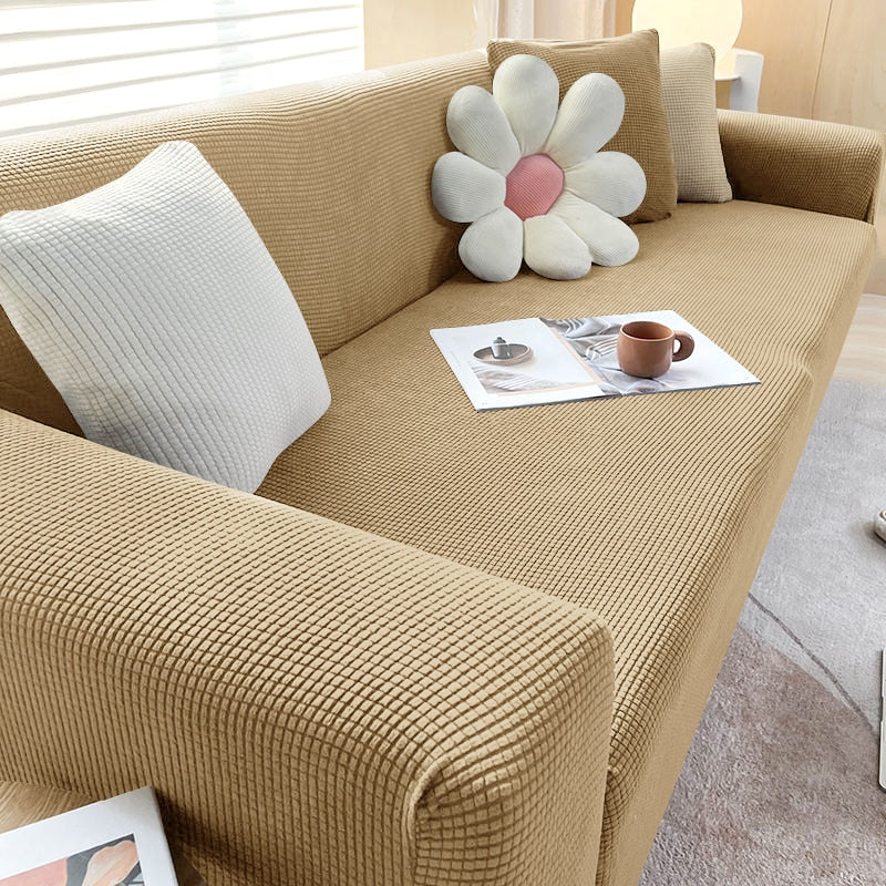 Stretch Textured Sofa Cover – Stylish Protection for Your Sofa