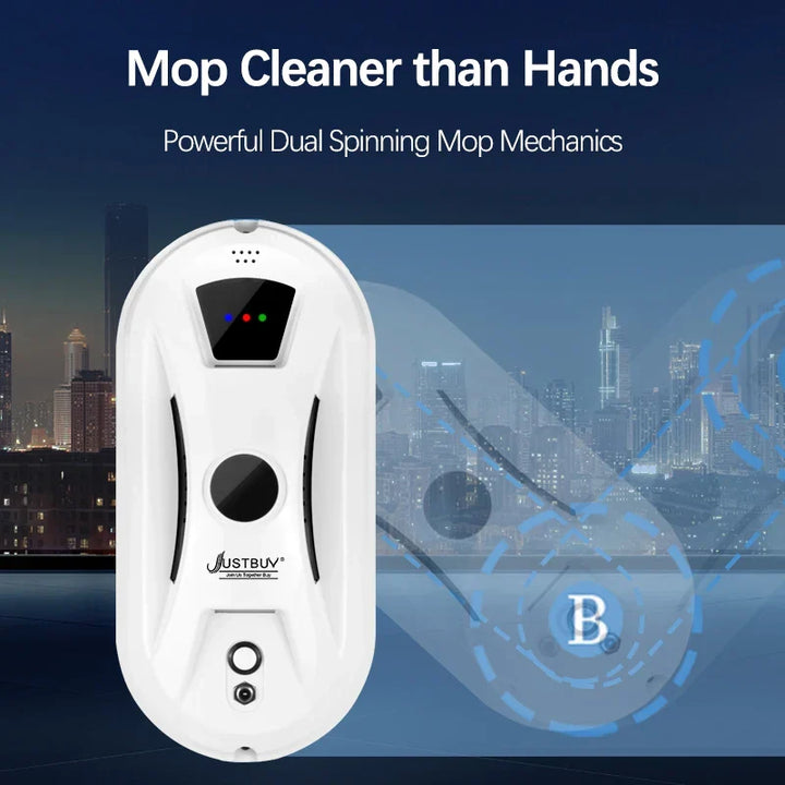 Glasheld Window Cleaning Robot | 5600Pa Suction Power | Safe and Efficient | With Remote Control and Safety Rope
