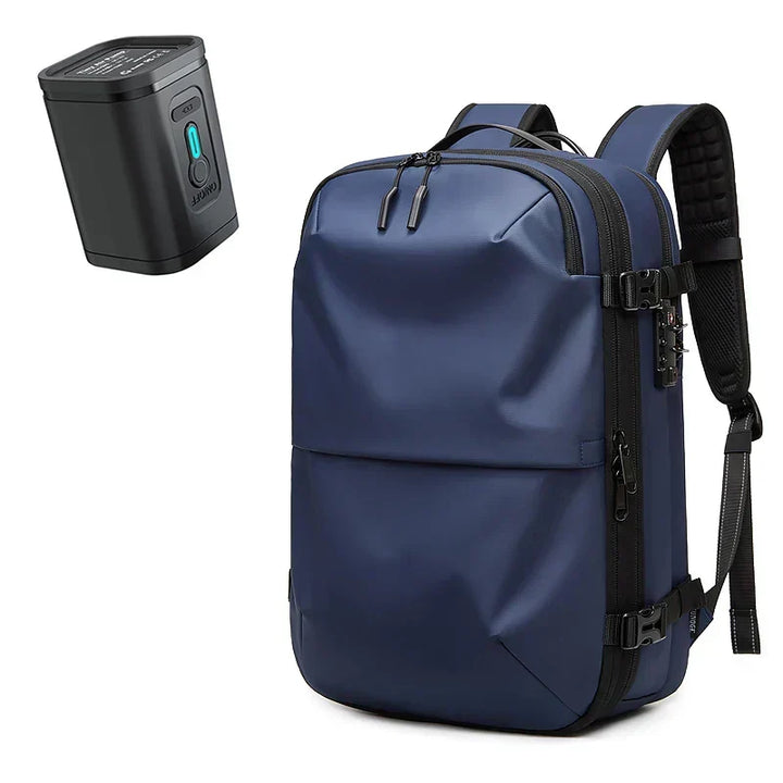 ElitePack Rucksack mit Luftkompression | Wasserdichter 60L-Rucksack für Business und Reisen mit Vakuum-Kompressionstechnologie
