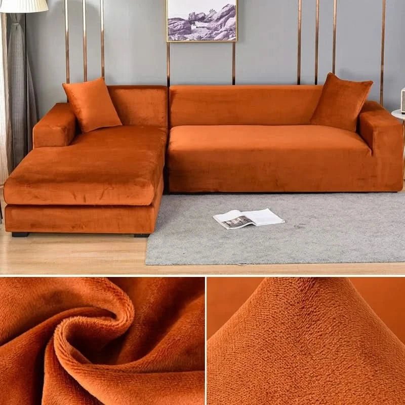 SamtLux Sofa Protector – Stretchy & Luxurious for Any Living Room