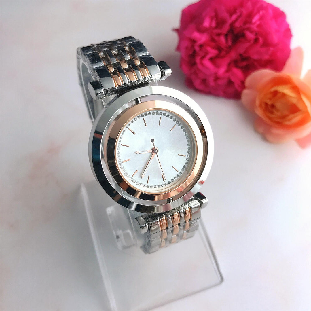 Elegant silver watch