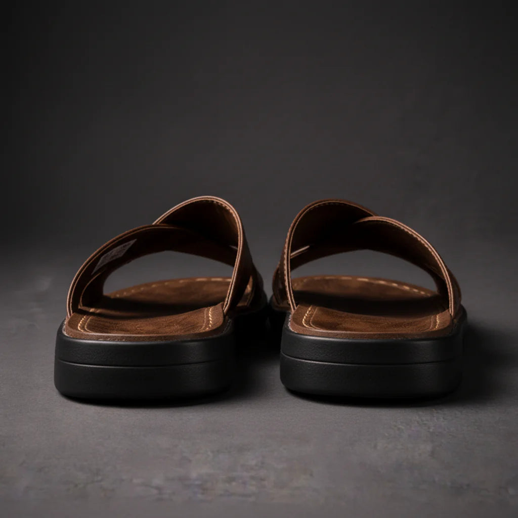 Men's Sandals | Criss-Cross Strap Design & Slip-On Comfort