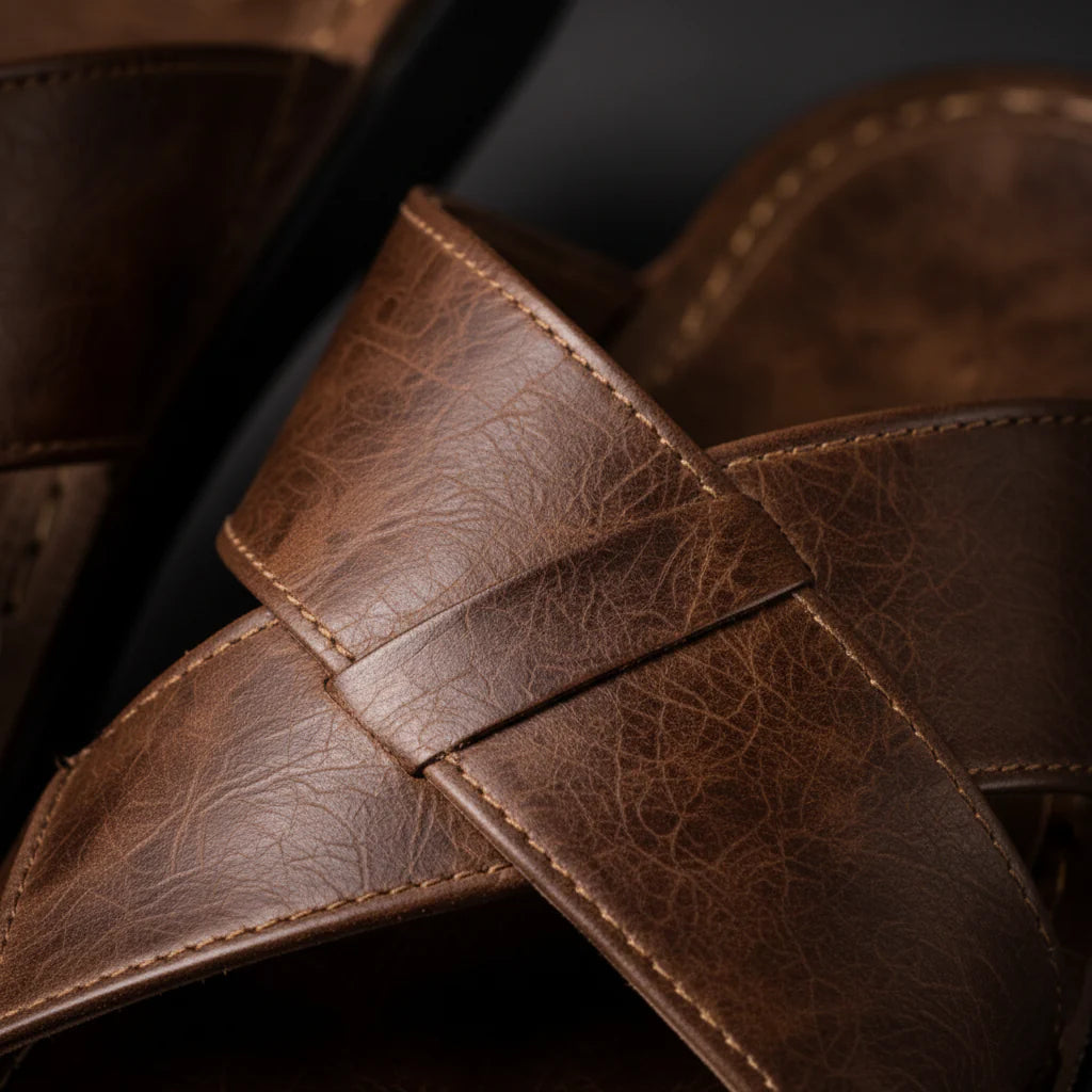 Men's Sandals | Crossed Straps & Easy Entry