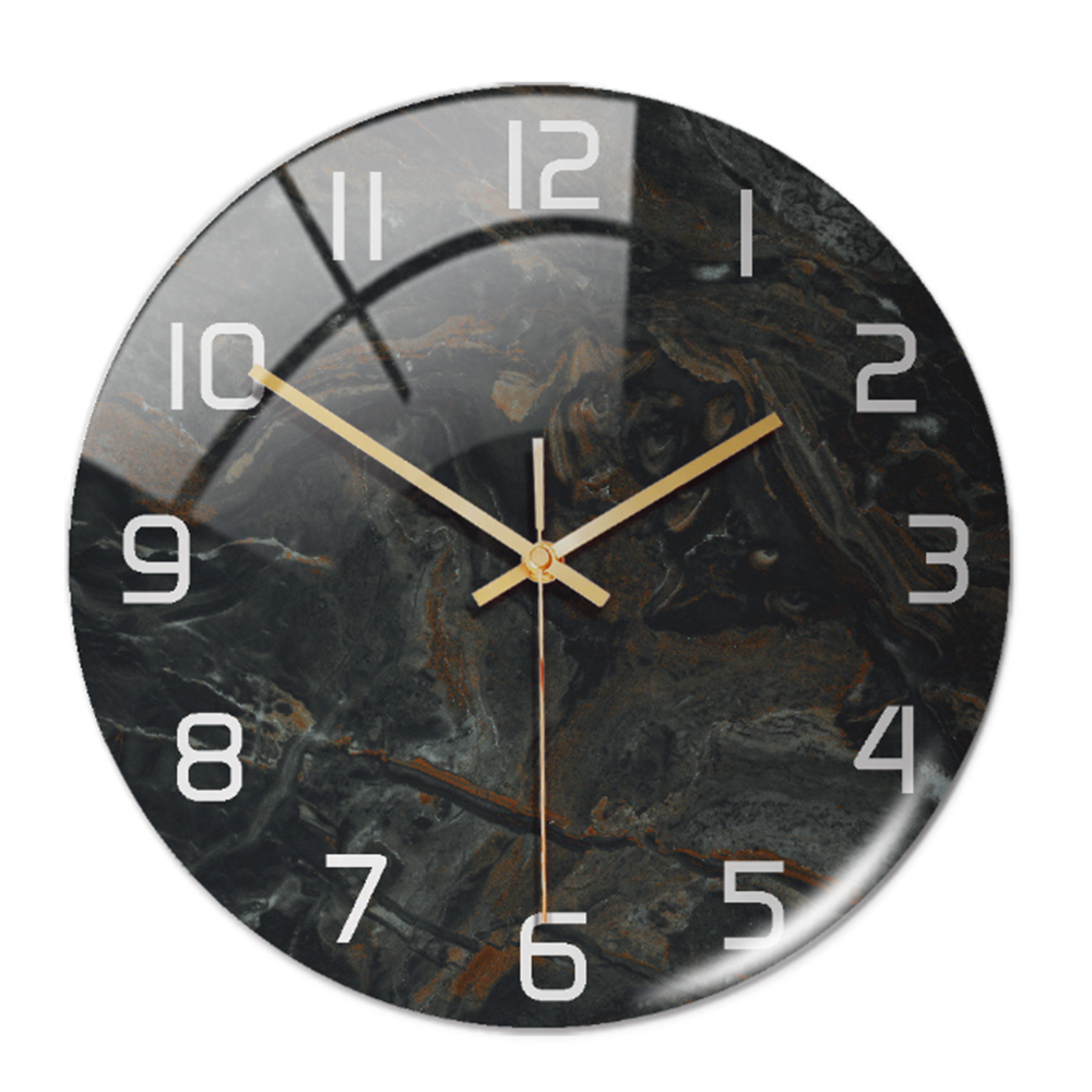 Elegant Marble-Effect Wall Clock – MarbleTime
