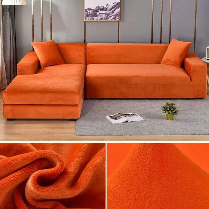 SamtLux Sofa Protector – Stretchy & Luxurious for Any Living Room