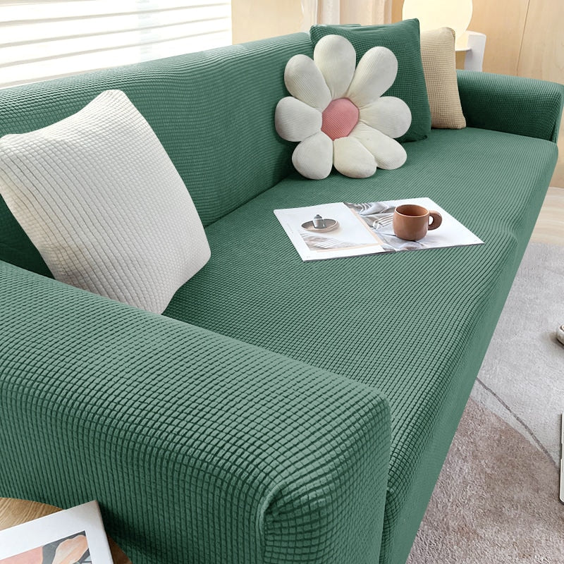 Stretch Textured Sofa Cover – Stylish Protection for Your Sofa