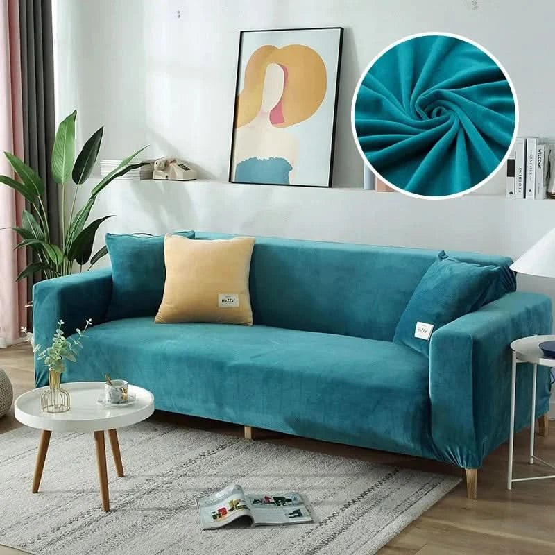 SamtLux Sofa Protector – Stretchy & Luxurious for Any Living Room