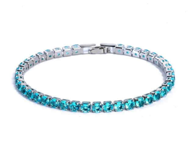 Aurora Tennis Bracelet with Zirconia
