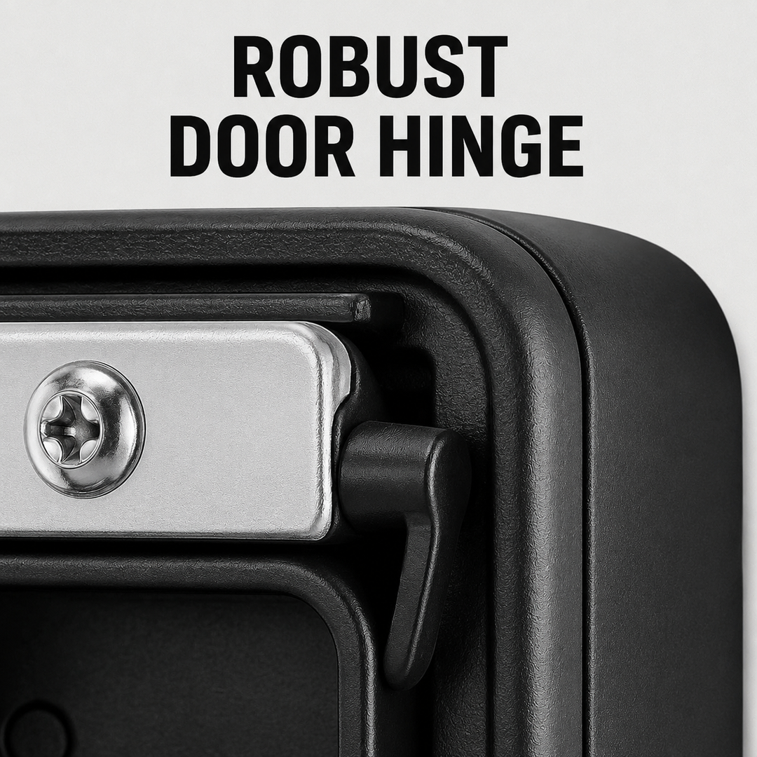 Key Safe with Code | Weatherproof Metal | Adjustable Combination Lock