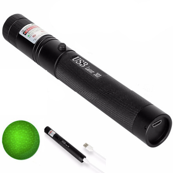Zelara-Power Laserpointer 303 - Wiederaufladbarer USB-Laserpointer mit Hoher Leistung