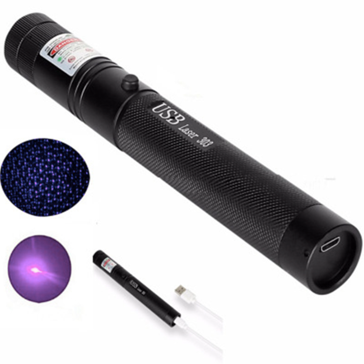Zelara-Power Laser Pointer 303 - High-Powered Rechargeable USB Visible Laser Pointer