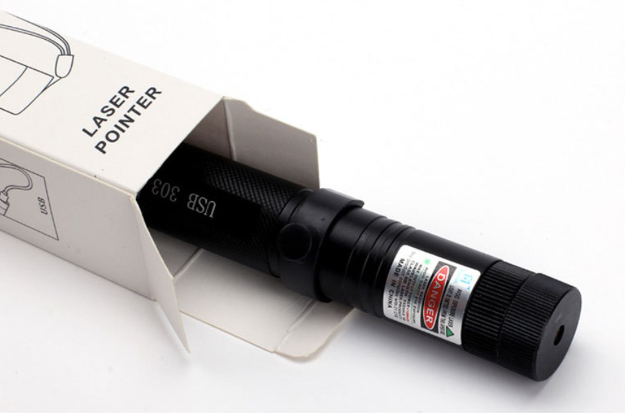Zelara-Power Laser Pointer 303 - High-Powered Rechargeable USB Visible Laser Pointer