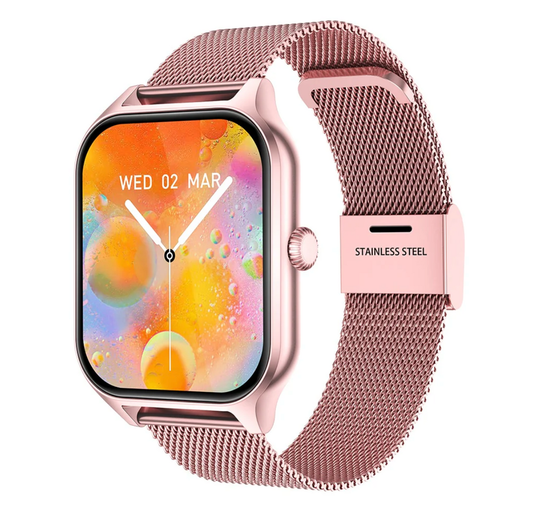 Elegant Smartwatch with Health and Activity Tracking for Women