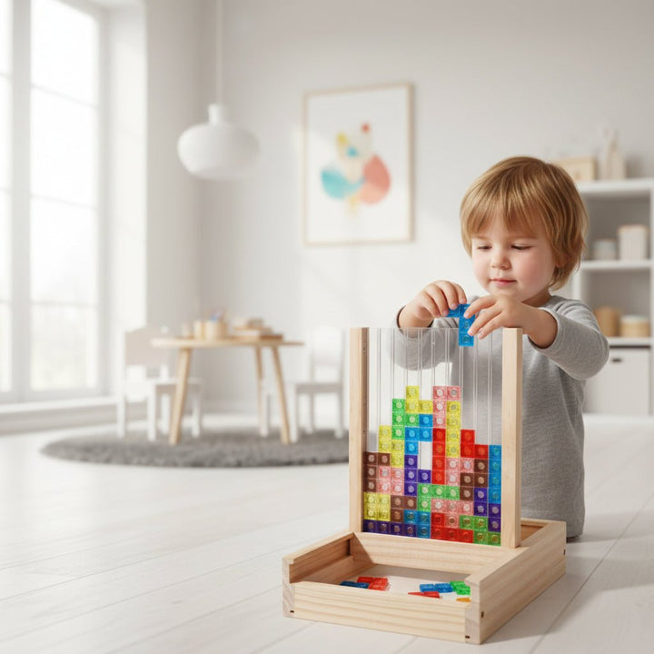 ECOBLOCK – Wooden Puzzle for Sustainable Fun and Mental Training