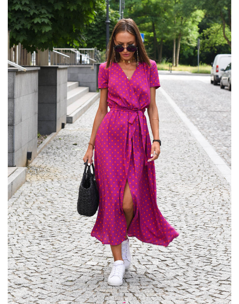 Summer Maxi Dress with Floral Print