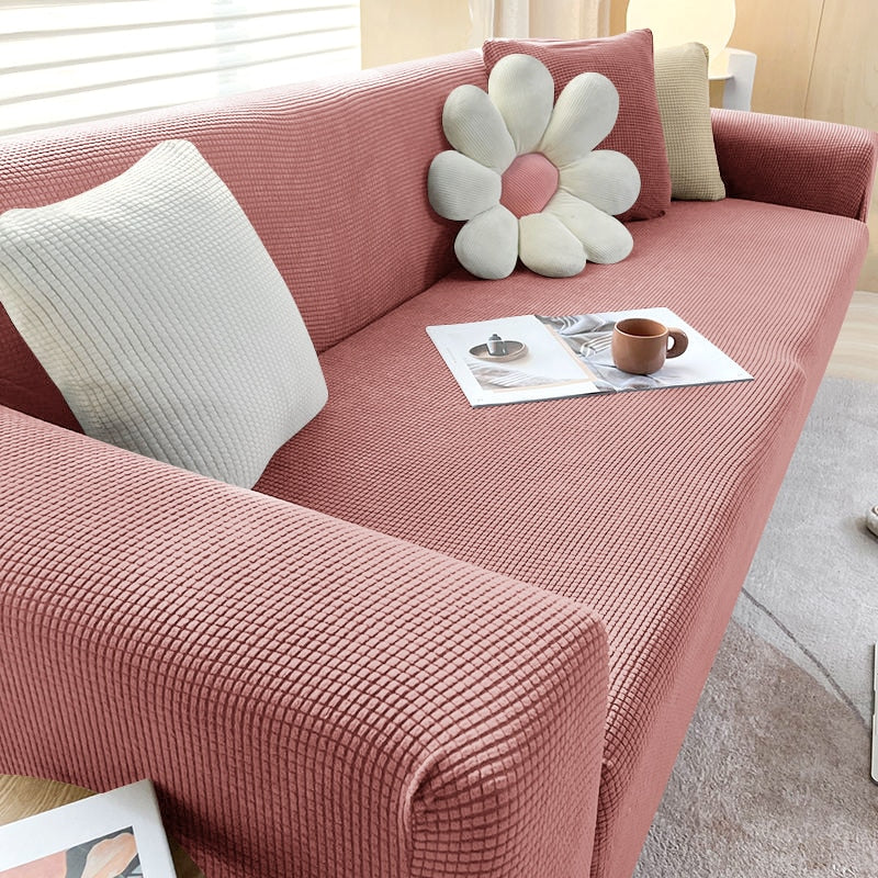 Stretch Textured Sofa Cover – Stylish Protection for Your Sofa
