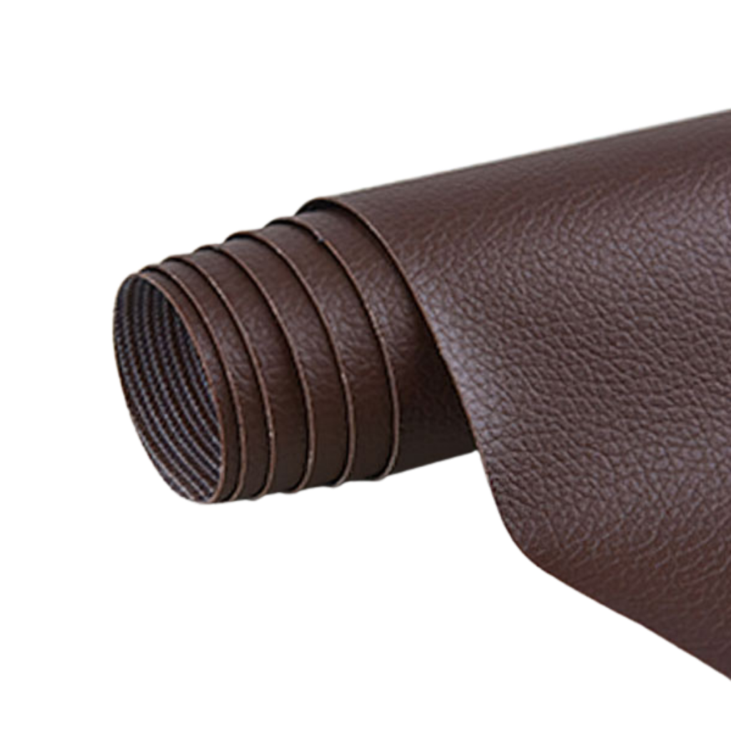 Self-adhesive leather repair patch in several colours